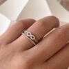 Anillo Doble Infinito